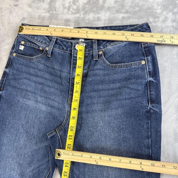 NEW Seven7 Women's 90's Straight Jean Size 8 Dark Wash High Rise 32x29 NWT - Picture 3 of 12